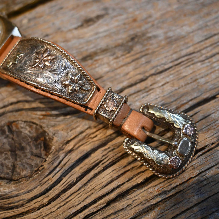 Stunning 1960's Longines Admiral Goldfill Watch w/Sunset Trails Buckle