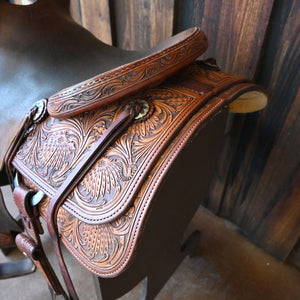 16" USED JEFF SMITH CUTTING SADDLE Saddles Jeff Smith