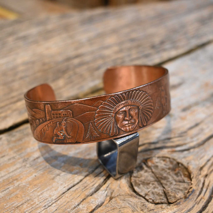 Mohawk Trail Copper Cuff