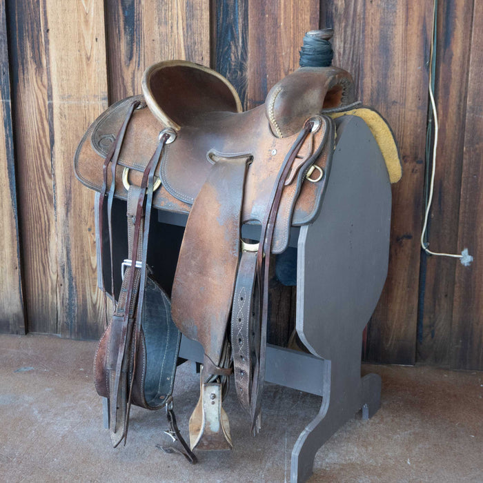 15" USED TESKEY'S RANCH SADDLE