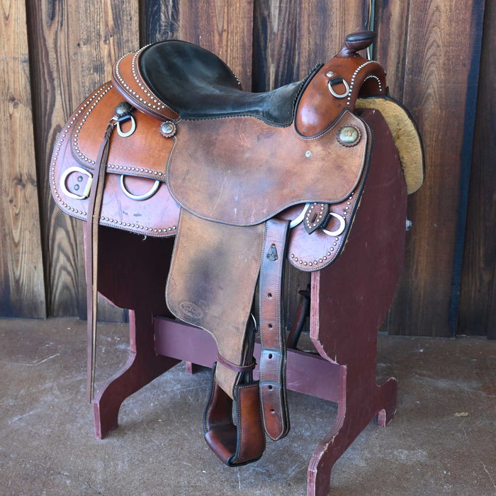 16" USED STEVE FLICK TRAINING SADDLE