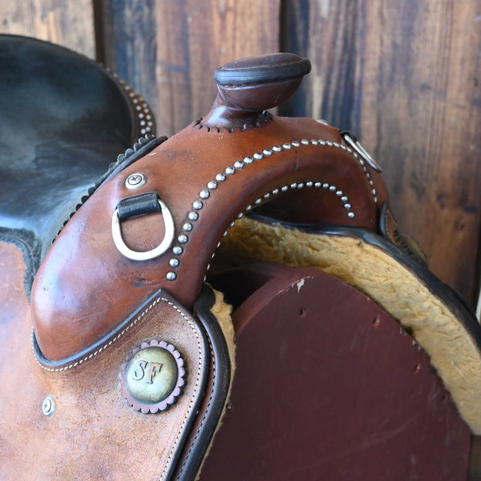 16" USED STEVE FLICK TRAINING SADDLE