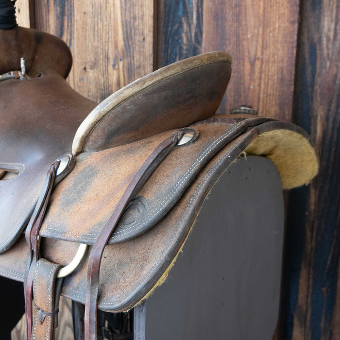 15" USED TESKEY'S RANCH SADDLE