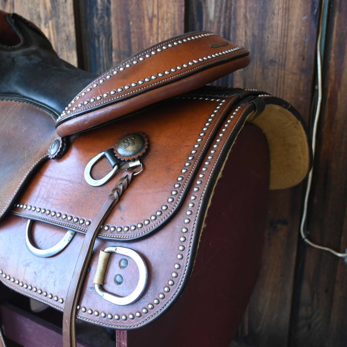 16" USED STEVE FLICK TRAINING SADDLE
