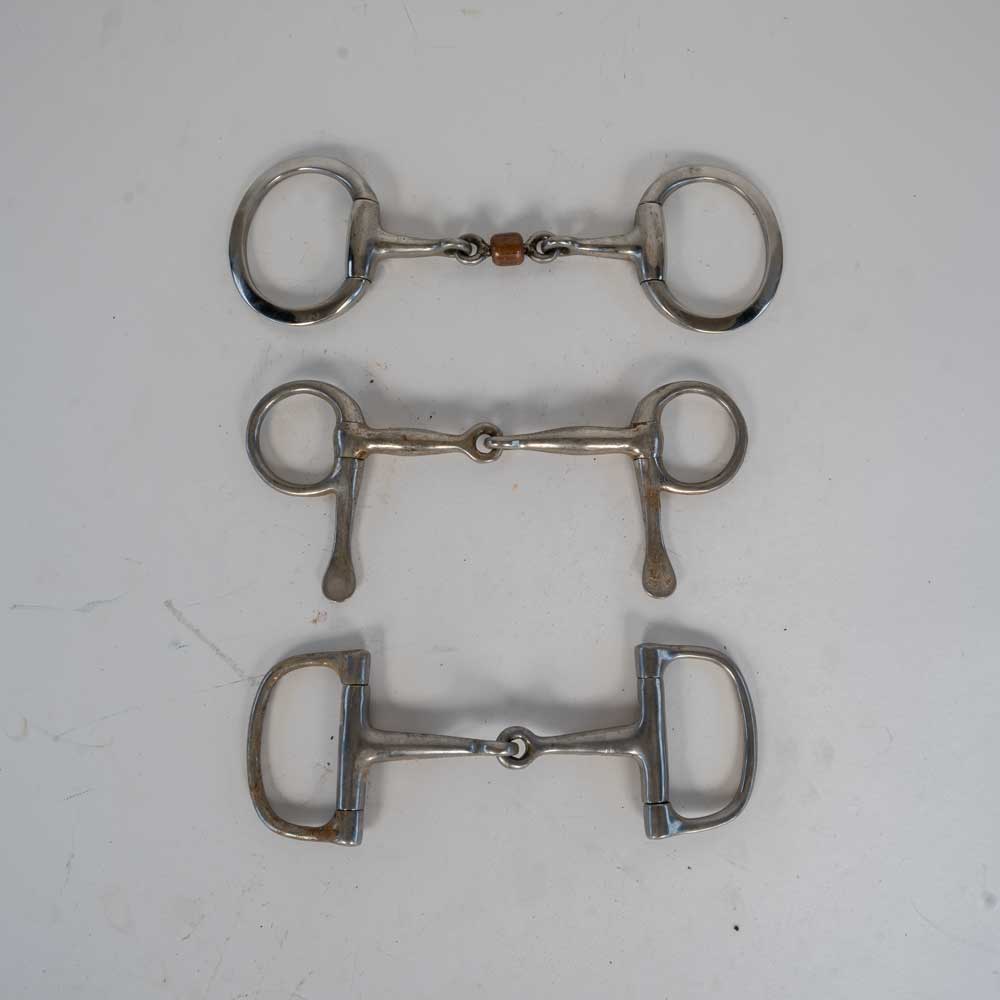 Used Assorted Snaffles Set Of 3 Sale Barn MISC   