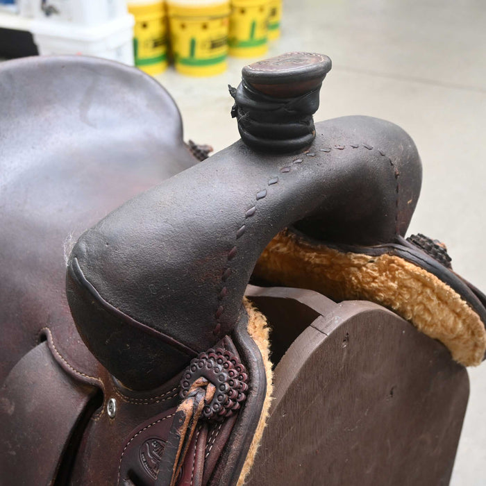 15.5" USED COWPUNCHER RANCH SADDLE