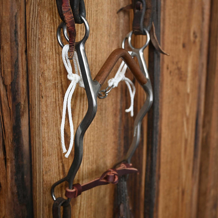 Trammell Copper Port Bridle Rig w/Single Ear Headstall