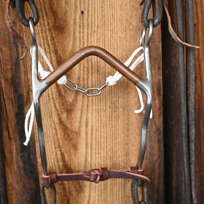 Trammell Copper Port Bridle Rig w/Single Ear Headstall