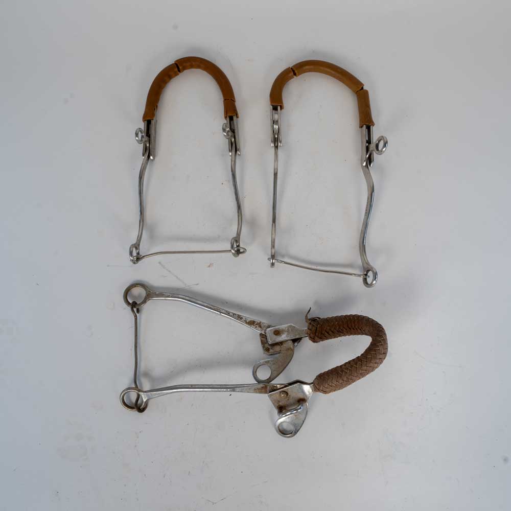 Used Mechanical Hackamore Set Of 3 Sale Barn MISC   