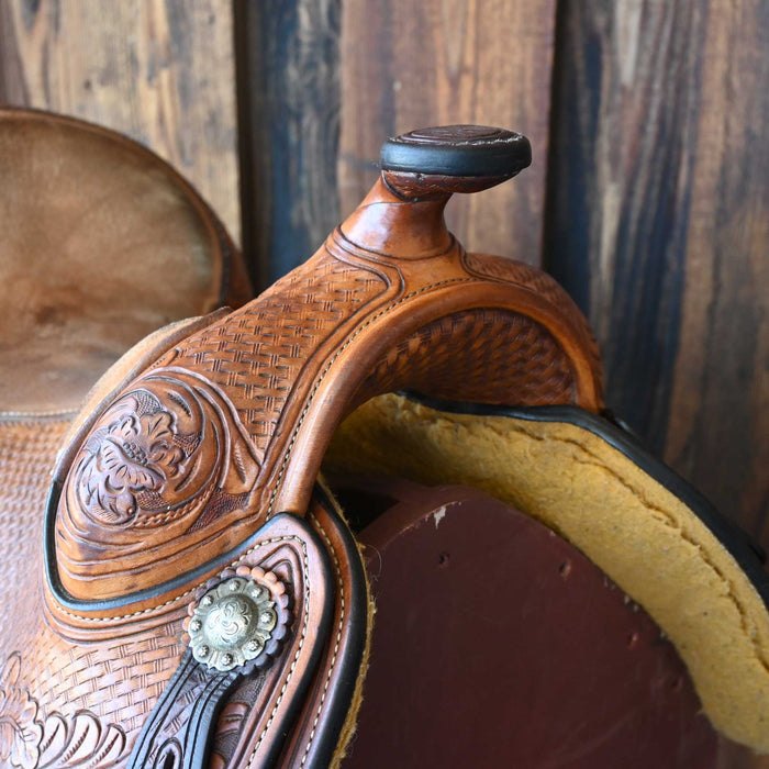 16" USED DALE CHAVEZ BARREL SADDLE