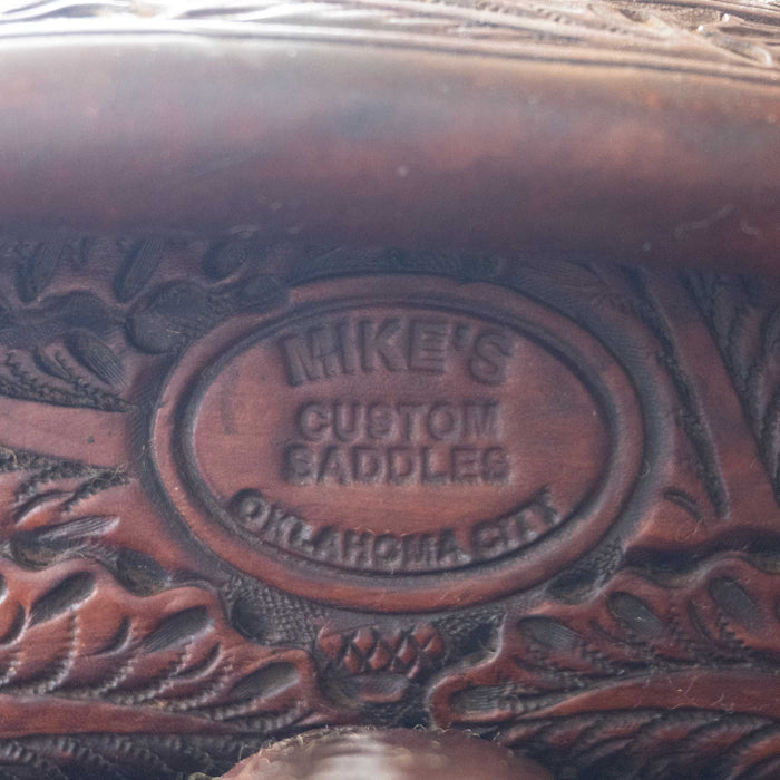 14.5" USED MIKES TEAM ROPING SADDLE