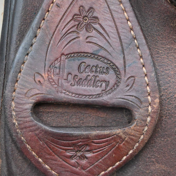 15.5" USED CACTUS RANCH SADDLE