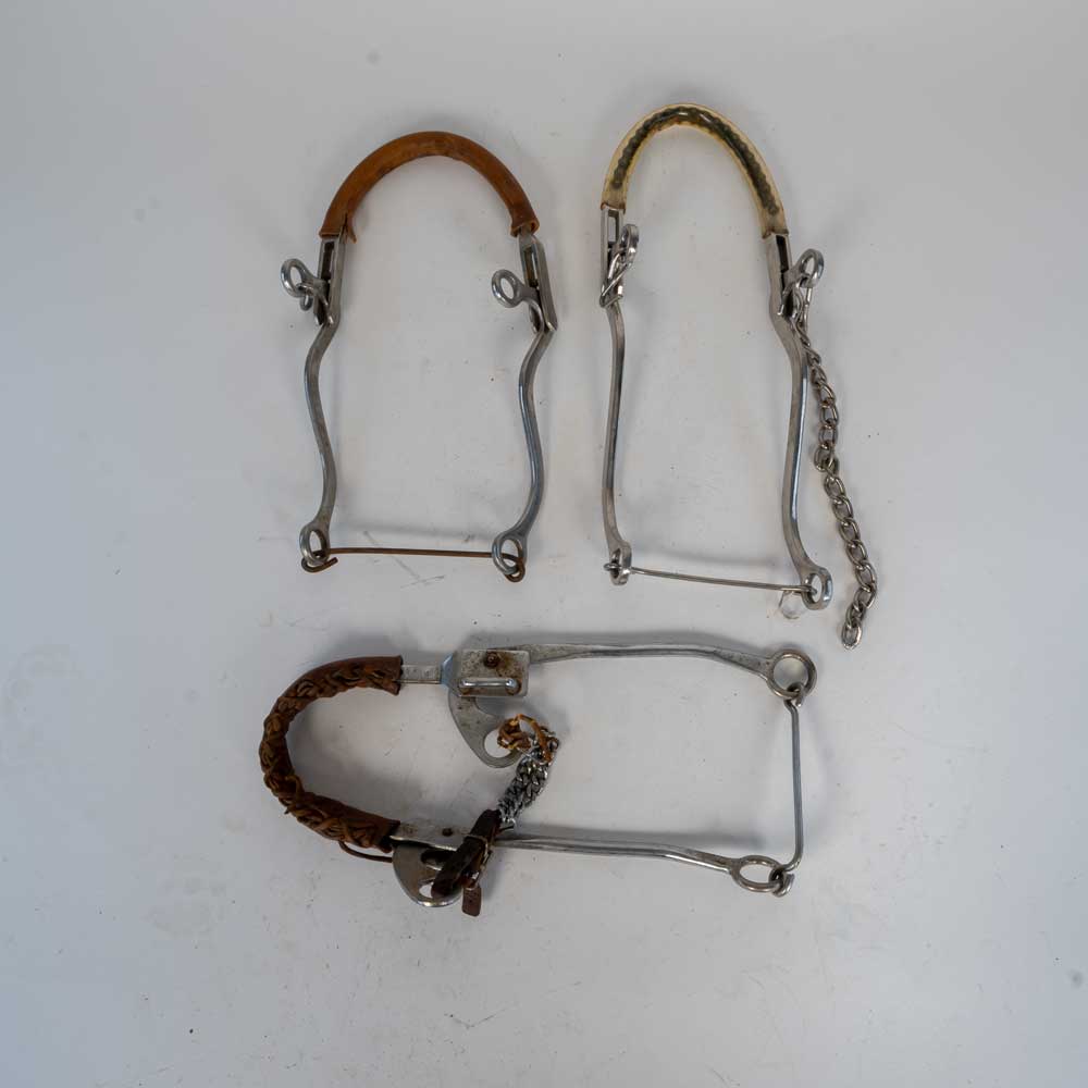 Used Mechanical Hackamore Set Of 3 Sale Barn MISC   