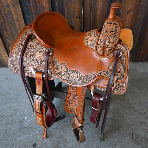 16" JEFF SMITH BUSTER WELCH RANCH CUTTER SADDLE Saddles - New Jeff Smith