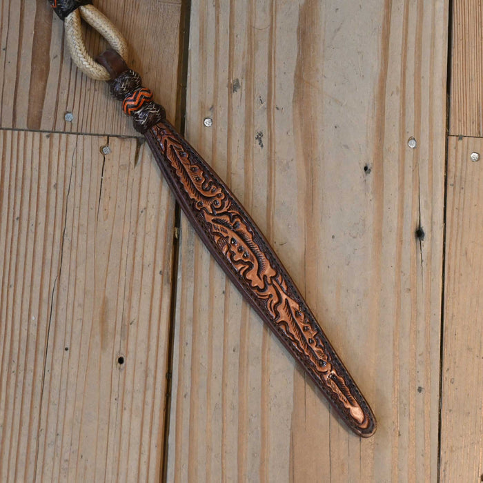 Hand Braided 108" Rawhide Romel Reins