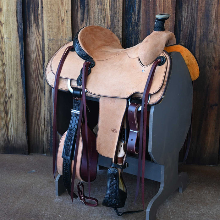 14.5" TESKEY'S TEAM ROPING SADDLE