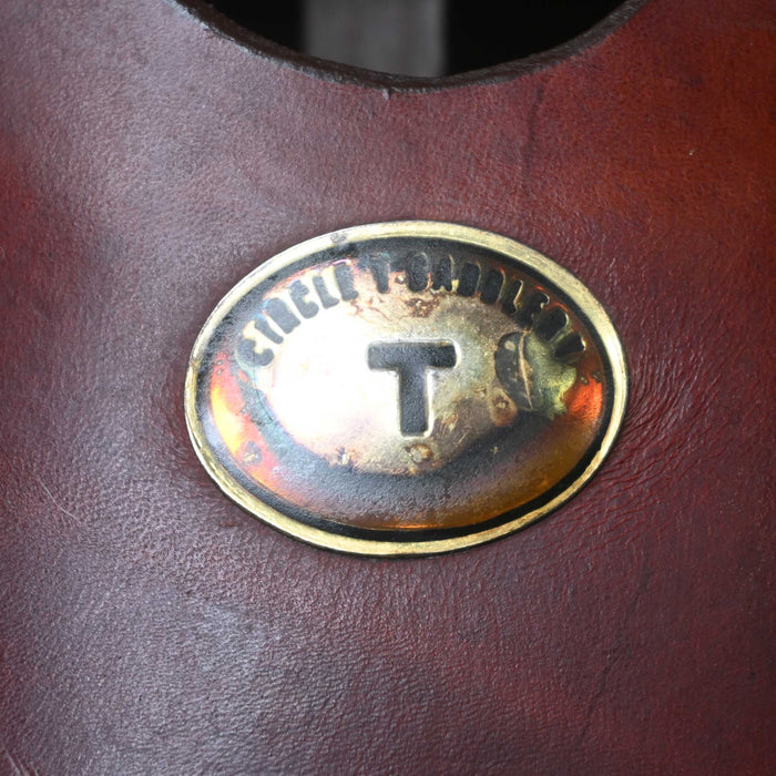 16" USED CIRCLE T TEAM ROPING SADDLE