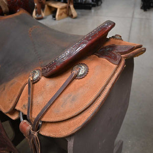 16" USED CACTUS RANCH SADDLE Saddles CACTUS SADDLERY   