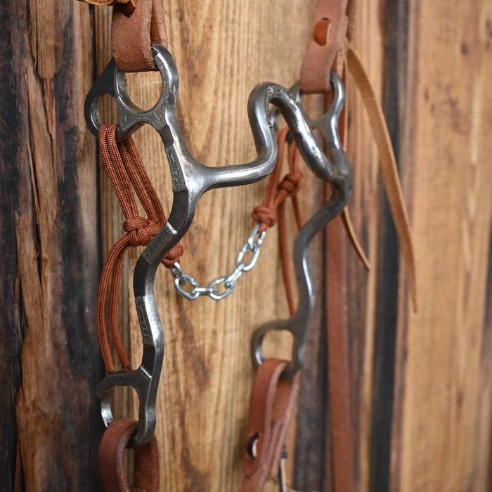 Dennis Moreland Solid Port Bridle Rig w/Split Ear Headstall