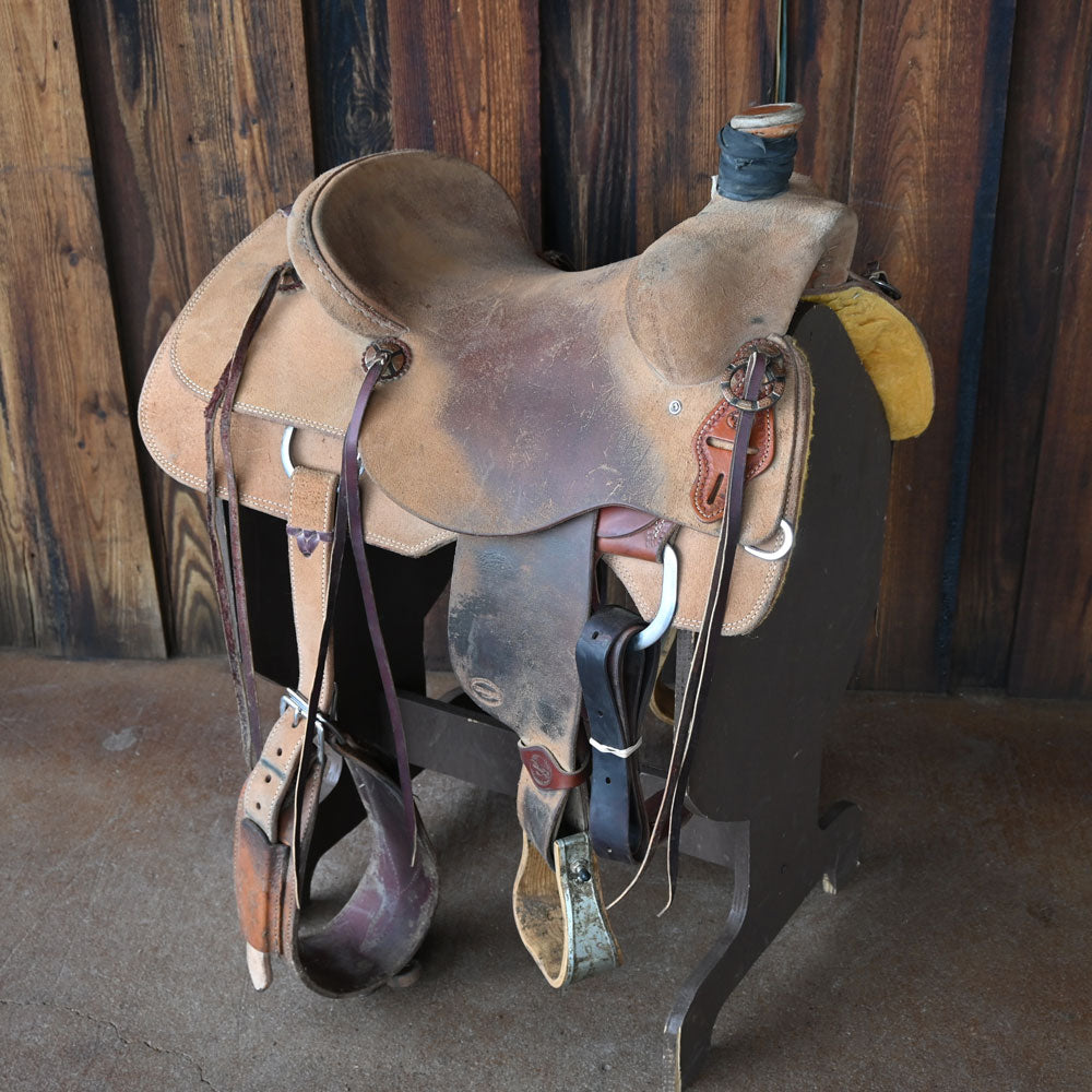 16" USED TESKEY'S RANCH SADDLE