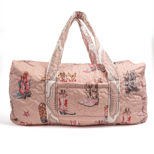 Thunderbird Boots Rose Quilted Duffle Bag ACCESSORIES - Luggage & Travel - Duffle Bags Ida Mae Home