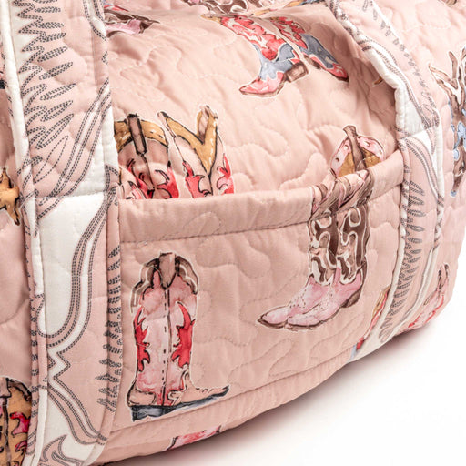 Thunderbird Boots Rose Quilted Duffle Bag ACCESSORIES - Luggage & Travel - Duffle Bags Ida Mae Home