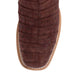 R. Watson Women's Nubuck Rhubarb Caiman Belly Cutter Toe Boot WOMEN - Footwear - Boots - Western Boots R Watson