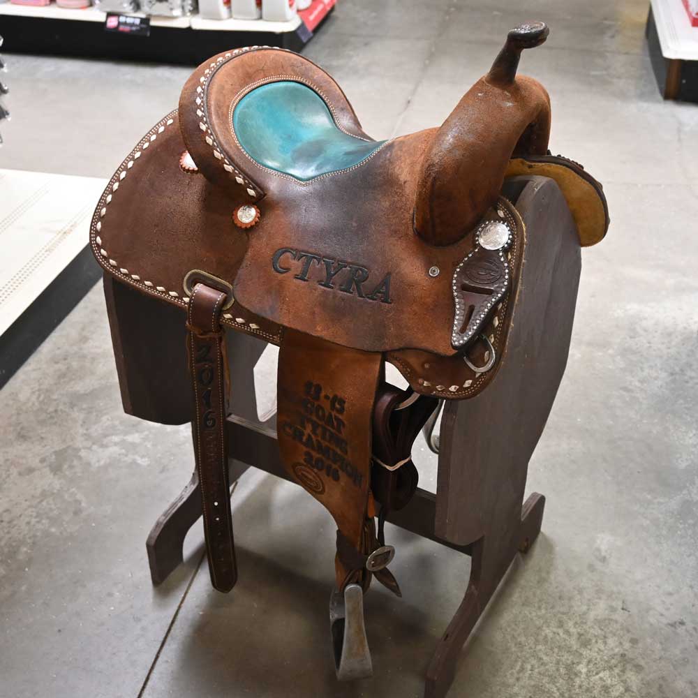 14" USED TESKEY'S BARREL SADDLE Saddles TESKEY'S SADDLERY LLC   