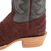 R. Watson Women's Nubuck Rhubarb Caiman Belly Cutter Toe Boot WOMEN - Footwear - Boots - Western Boots R Watson