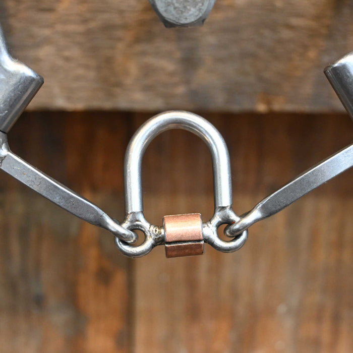 Flaharty D-Ring Square Loose Port Bit