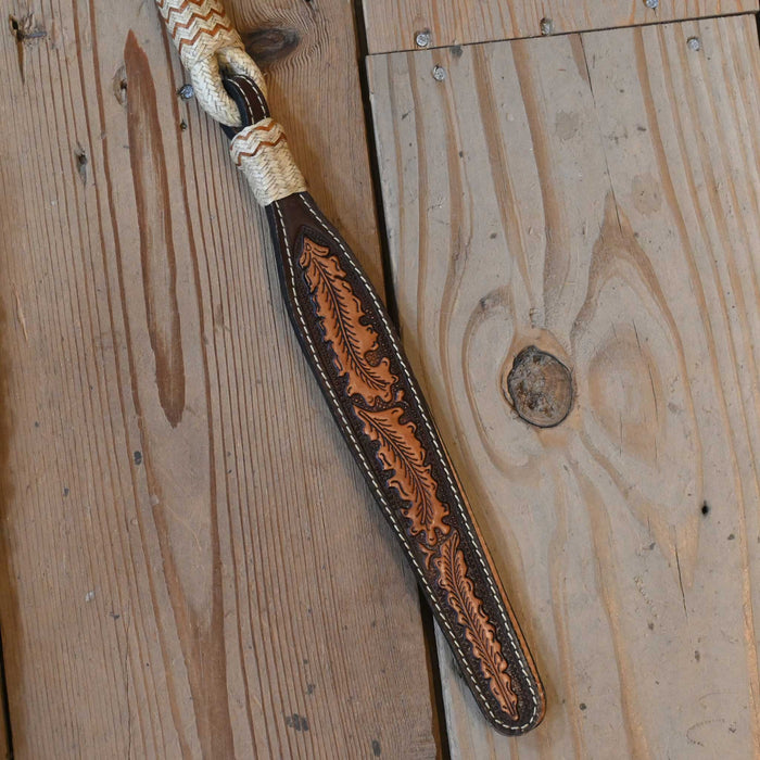 Hand Braided 110" Rawhide Romel Reins