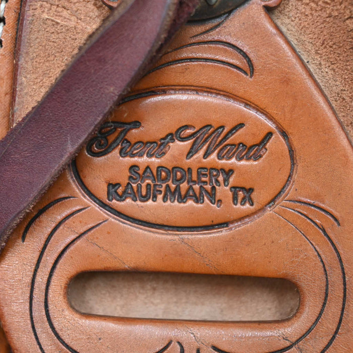 15" USED TRENT WARD RANCH CUTTER SADDLE