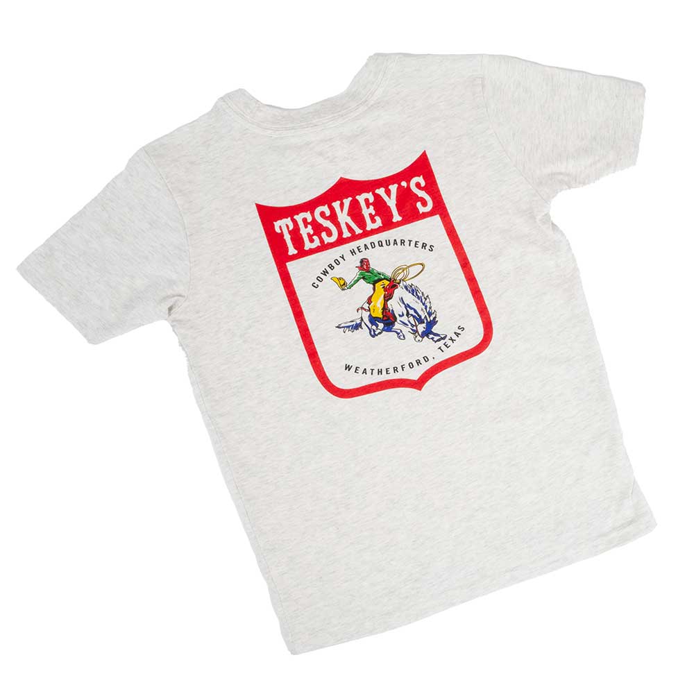 Teskey's Youth Back Number Tee - Oatmeal TESKEY'S GEAR - Youth SS Shirts Teskey's