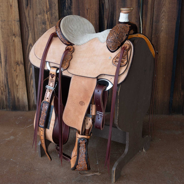 13" TESKEY'S TEAM ROPING SADDLE