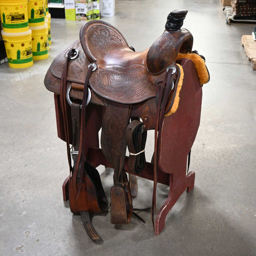 15" USED WILL BURGESS RANCH SADDLE Saddles - Used Will Burgess