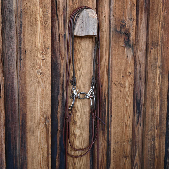 Kerry Kelley 50 Milkman Hinge Bridle Rig w/Split Ear Headstall