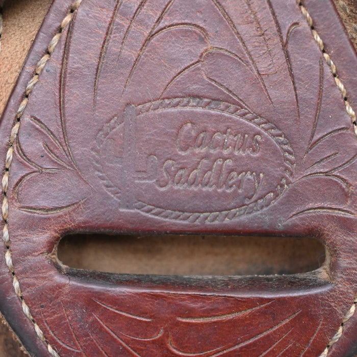 15.5" USED CACTUS RANCH SADDLE