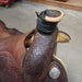 15.5" USED BOB'S ROPING SADDLE Sale Barn BOBS CUSTOMS   