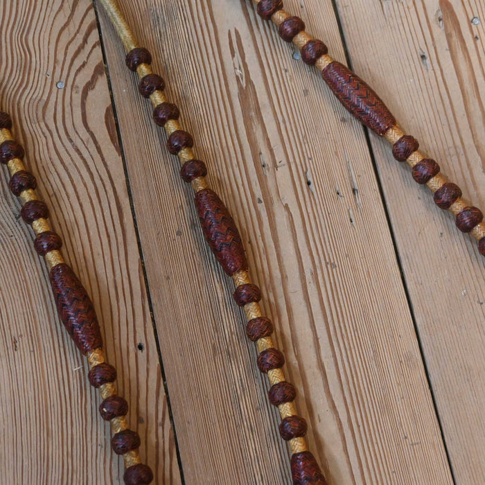 Hand Braided 108" Rawhide Romel Reins