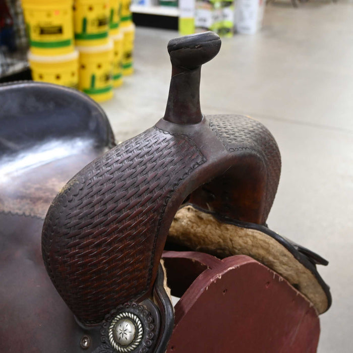17" USED CAJUN CUTTING SADDLE