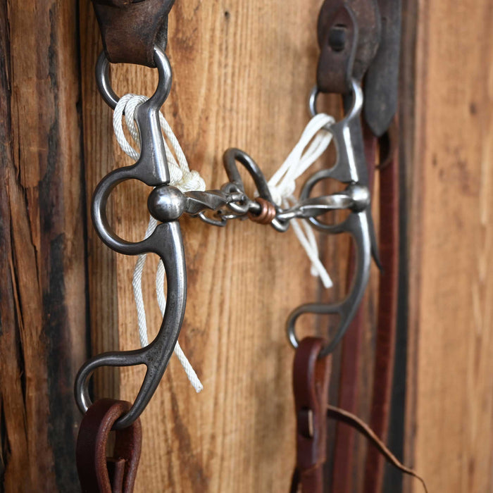 Kerry Kelley 50 Slow Twist Loose Port Bridle Rig w/Split Ear Headstall