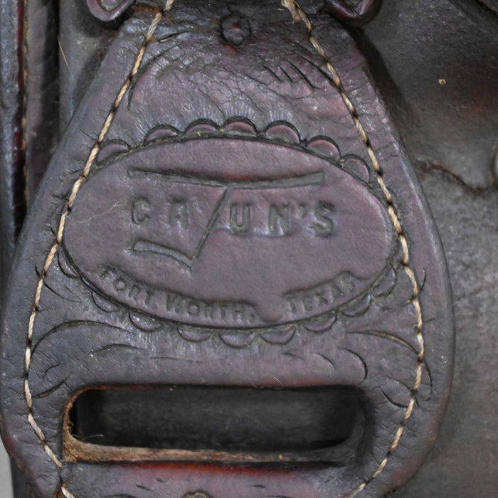 17" USED CAJUN CUTTING SADDLE