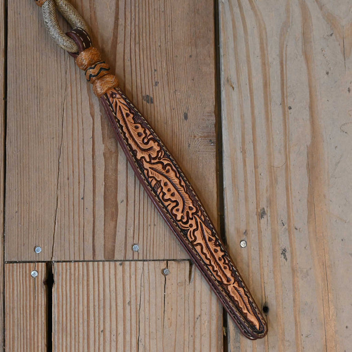 Hand Braided 108" Rawhide Romel Reins