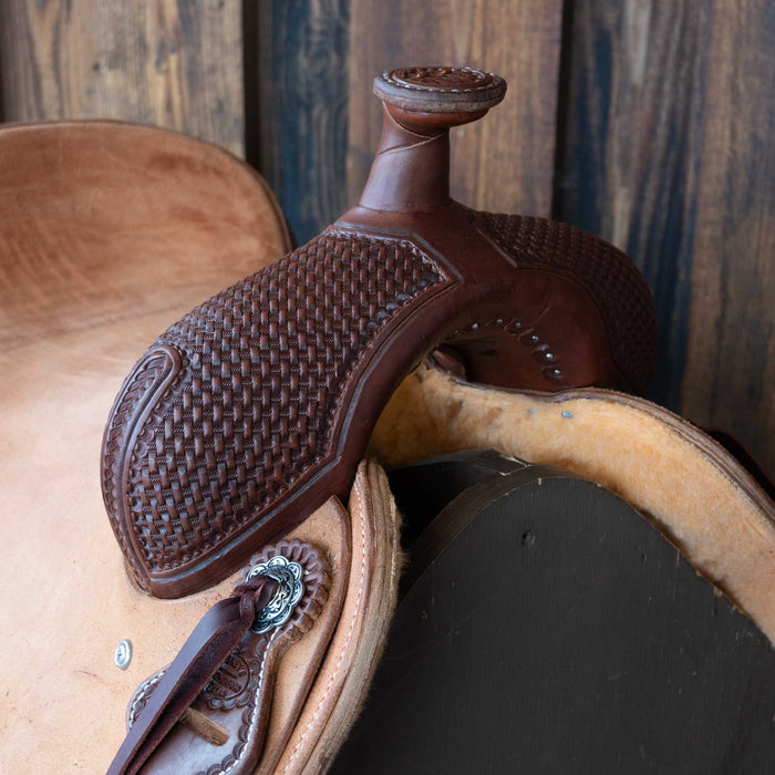 15.5" TESKEY'S RANCH CUTTER SADDLE