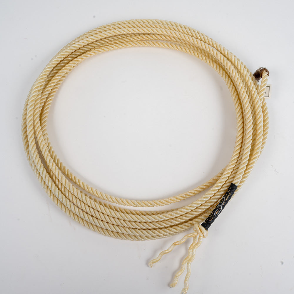 Cowboy Cordage White 3 Strand Poly Calf Rope - Teskeys