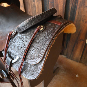 15.5" USED JEFF SMITH CUTTING SADDLE Saddles Jeff Smith