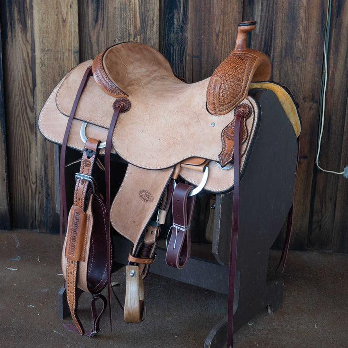 15" TESKEY'S PRO CUTTER RANCH CUTTER SADDLE Saddles - New Teskey's Saddlery