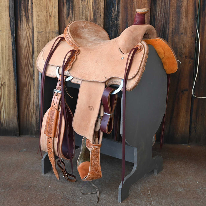 14.5" TESKEY'S TEAM ROPING SADDLE Saddles - New Teskey's Saddlery