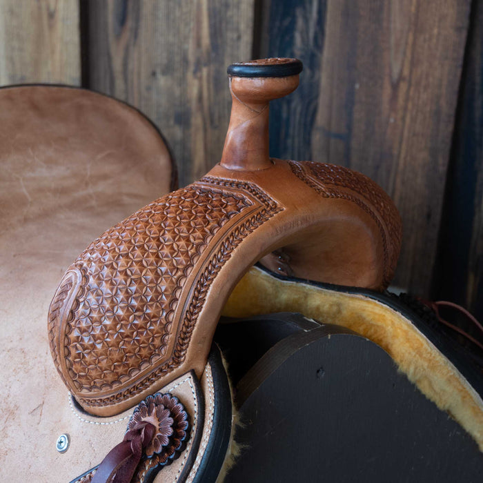 15" TESKEY'S PRO CUTTER RANCH CUTTER SADDLE Saddles - New Teskey's Saddlery