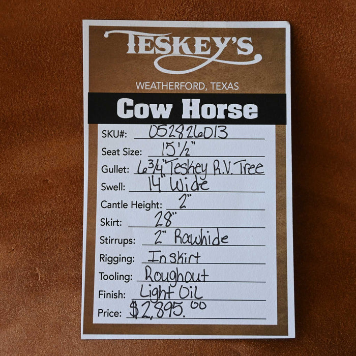 15.5" TESKEY'S RANCH VERSATILITY SADDLE Saddles - New Teskey's Saddlery